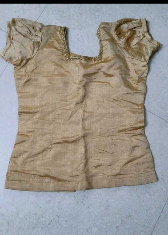Elegant Golden Blouse