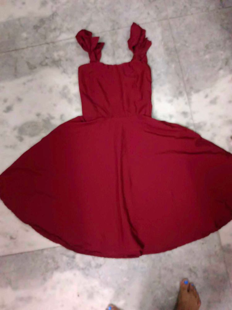 🌸🌸Red Frok Dress 🌸🌸