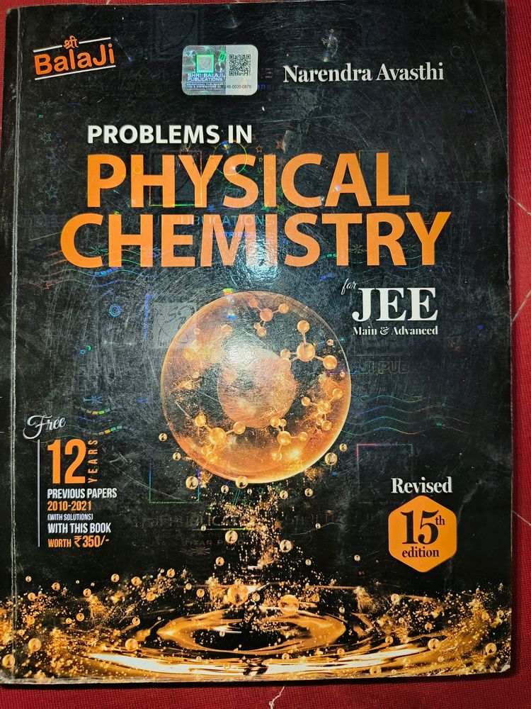 NARENDRA AVASTHI PHYSICAL CHEMISTRY FOR JEE MAINS AND ADVANCE