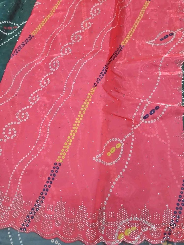 Poly Silk Saree With Blouse