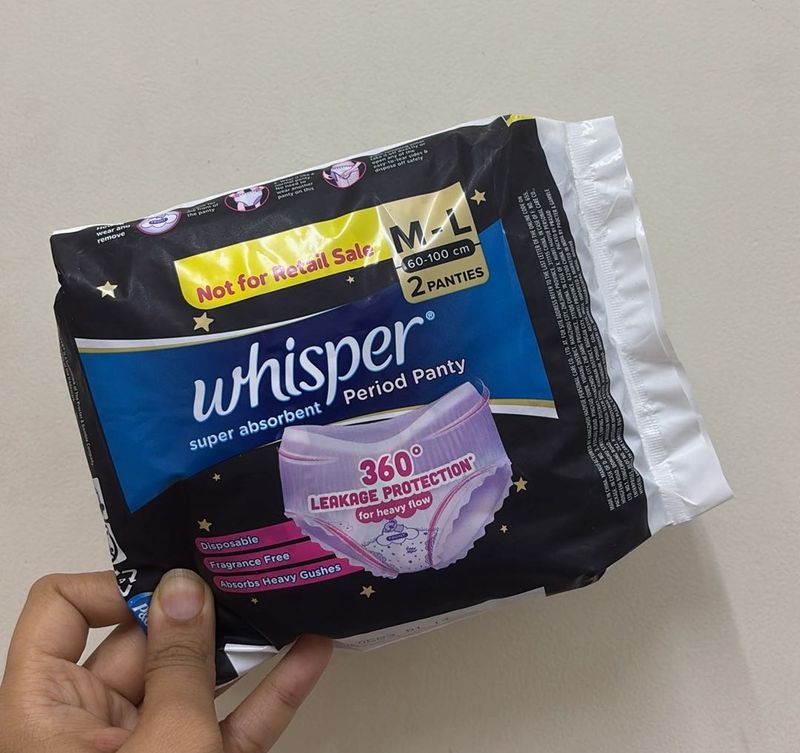 Whisper Period Panty (M-L)