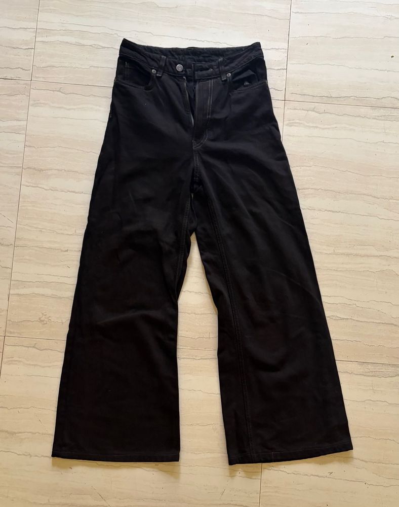 Flared Black Jeans