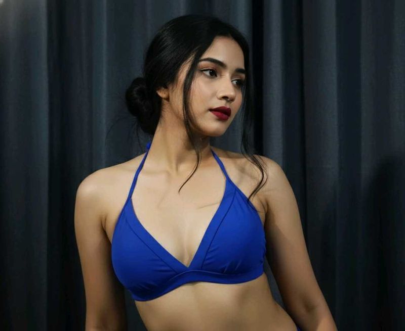 Royal Blue Bikini Top