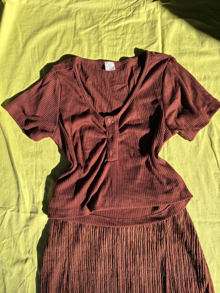 Ribbed Knit one piece top