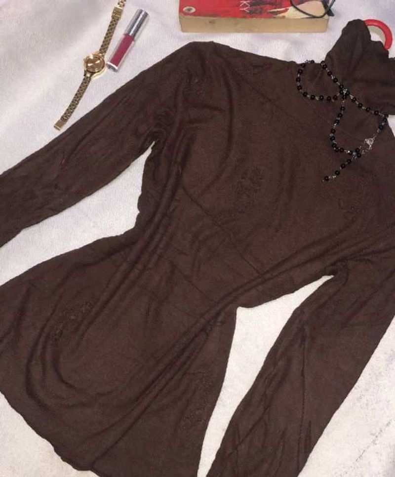 Brown Turtleneck Top Vintage fashion ✨