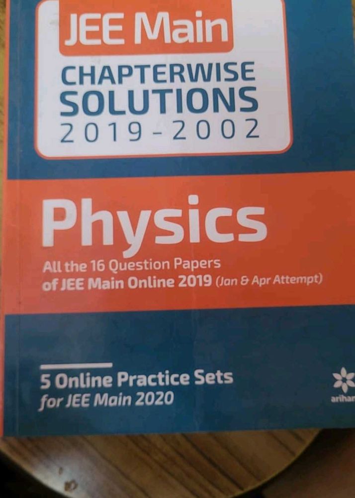 JEE Main Physics Solutions 2002-2019