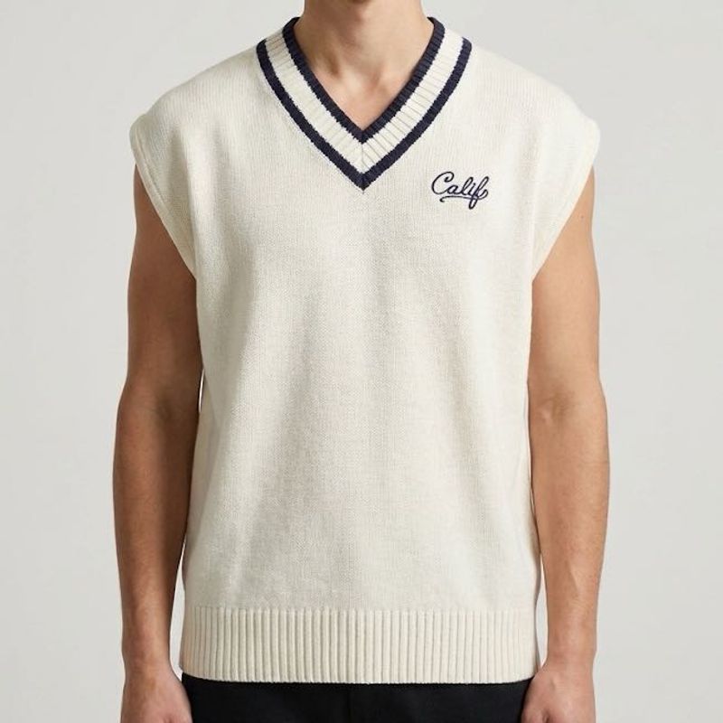 Sleeveless Knit Vest