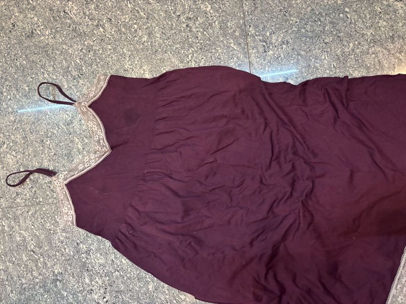 Burgundy Nighty