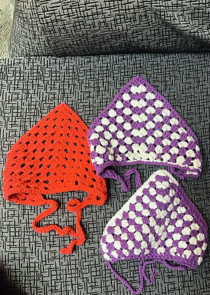 Crochet Granny Square Bucket Hat