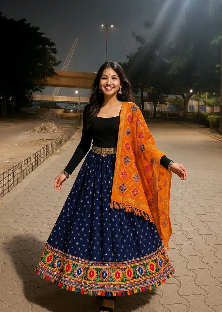 Navratri Garba Skirt