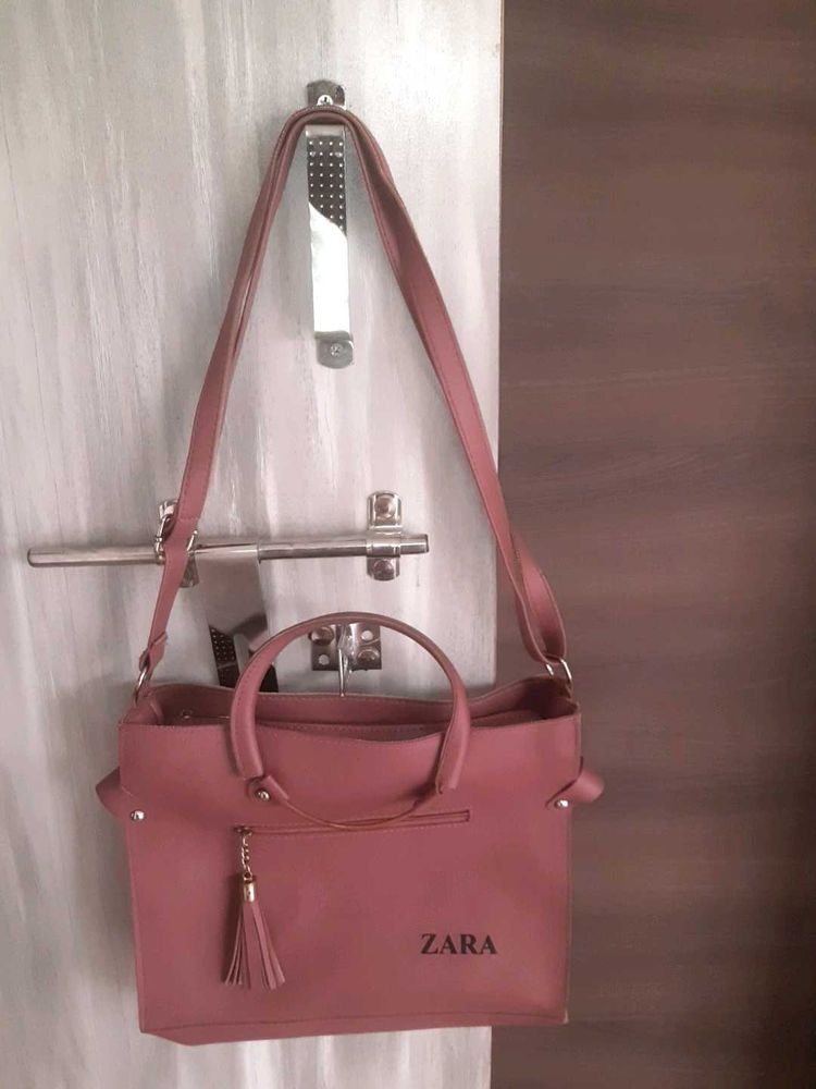 Zara Pink Tote Bag
