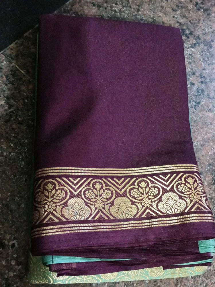 Elegant Purple Saree