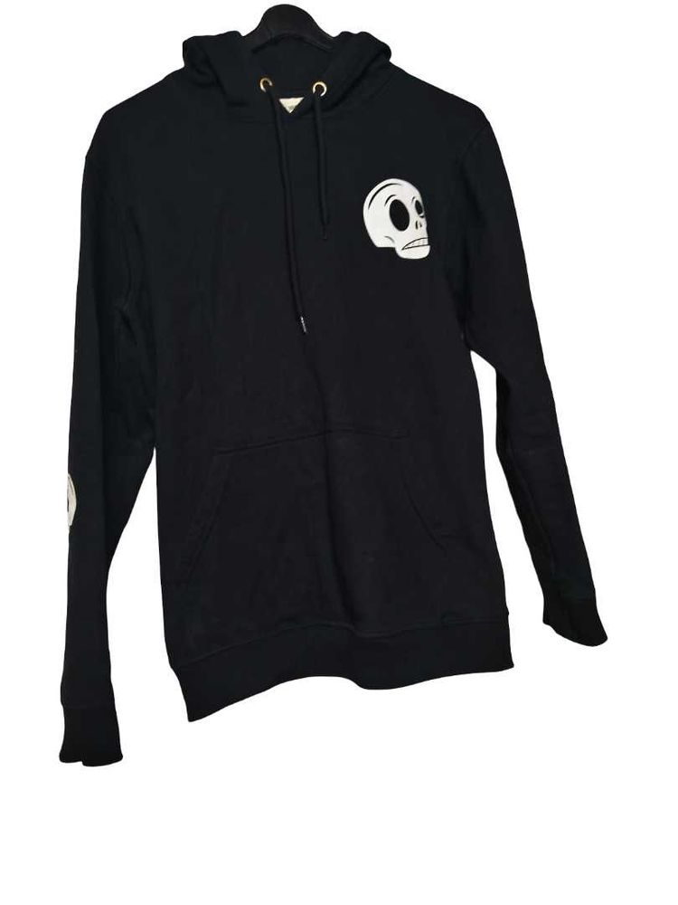 Skull Puff Printed Hoodie