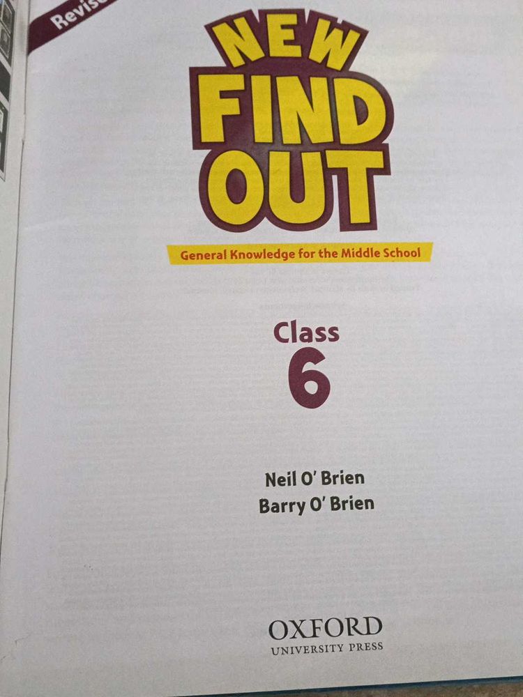 New Find Out Class 6