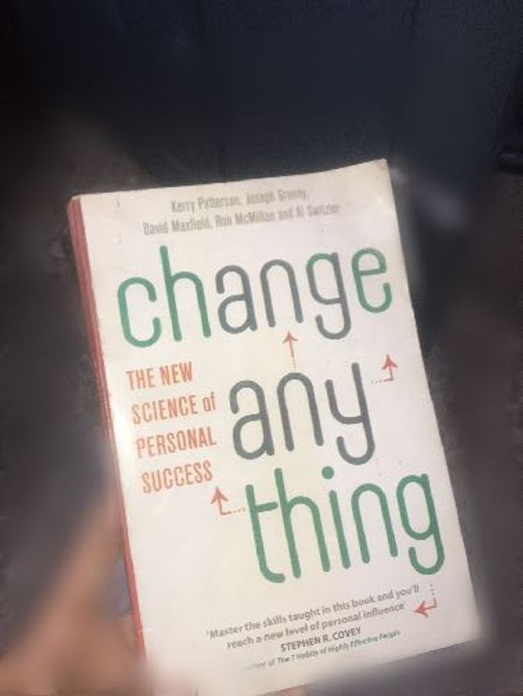 Change Anything - Personal Success