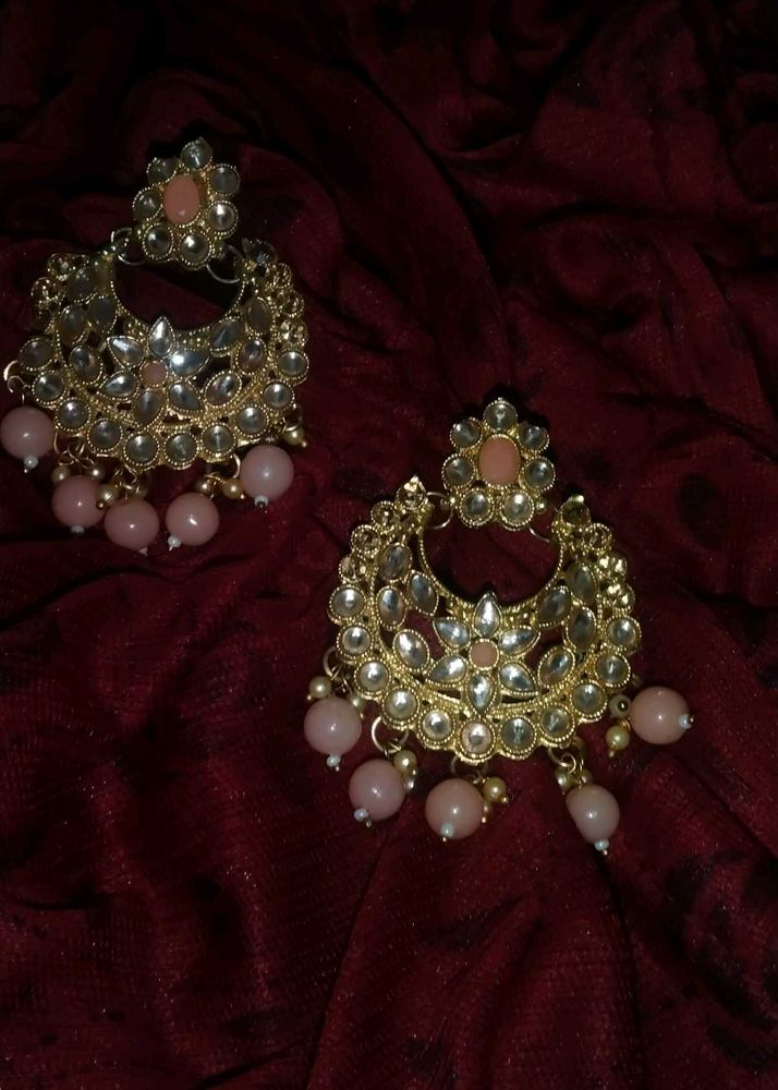 Statement Kundan Earrings