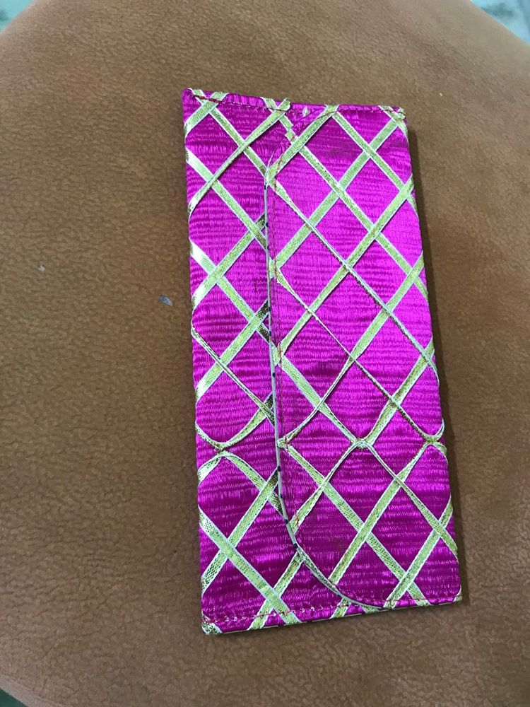 Pink &amp; Gold Pouch