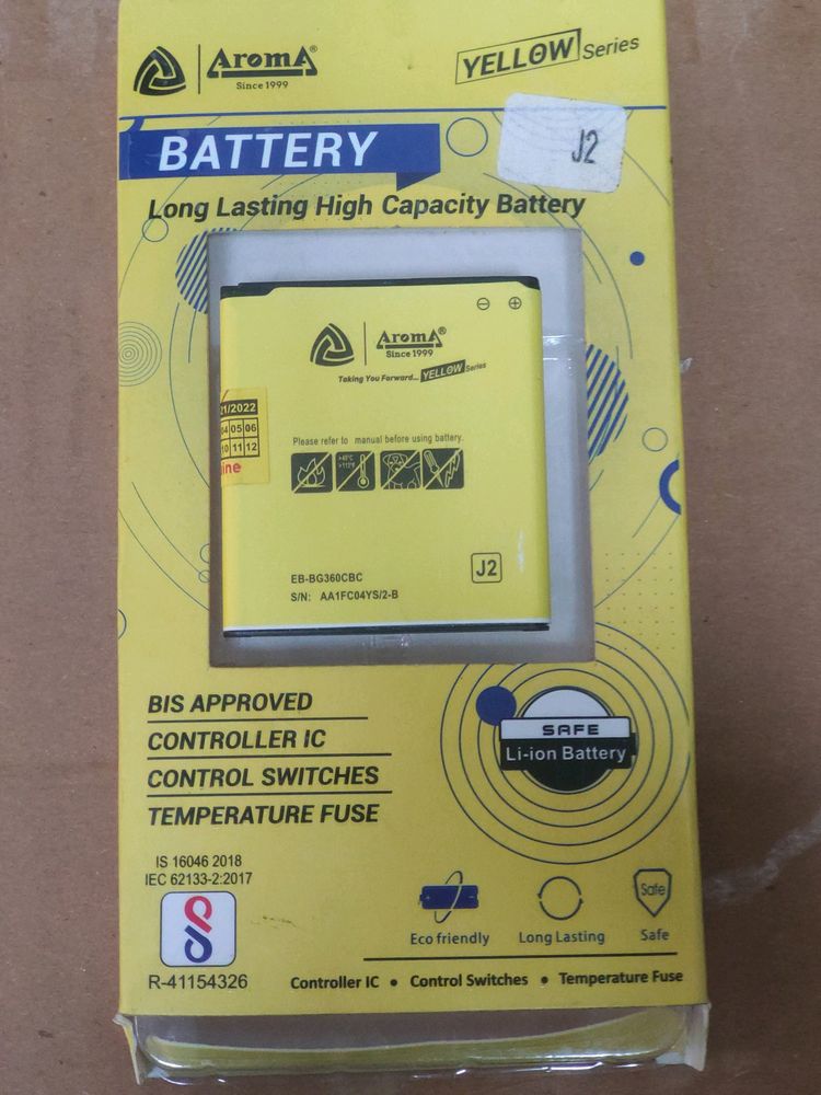 Samsung j2 mobile battery full cell same capacity