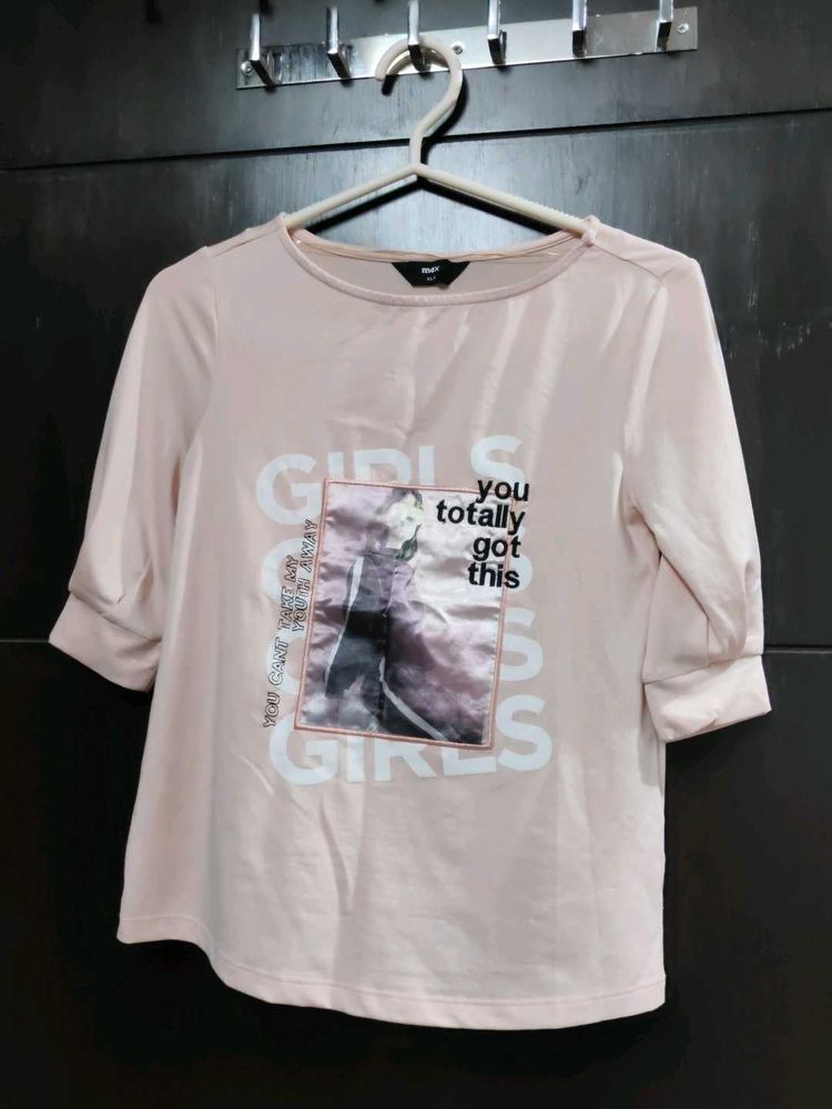 Pink Graphic T Shirt