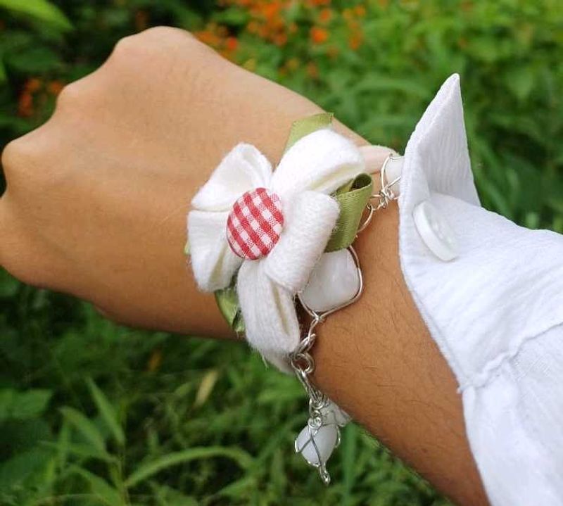 Handcrafted Floral Hair Bow