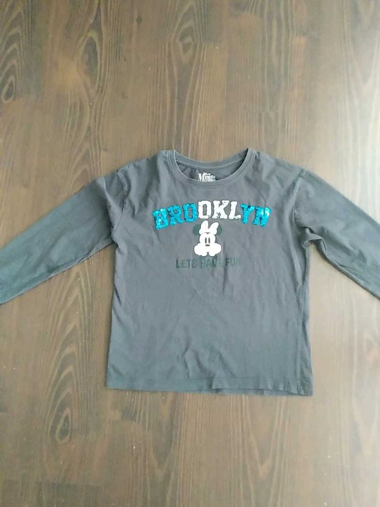 Brooklyn Mickey Mouse Long Sleeve Shirt