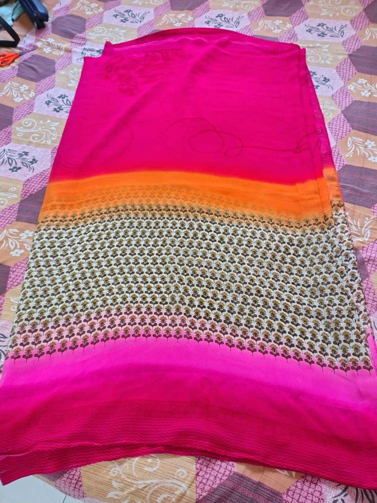 Elegant Pink Saree