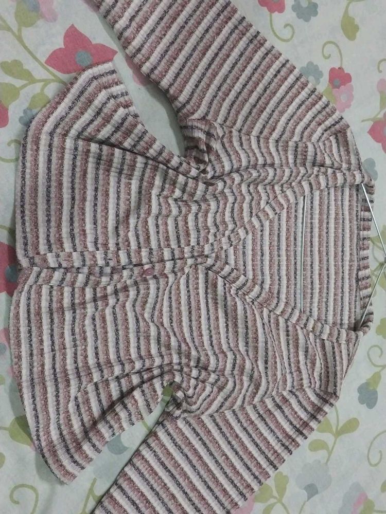 Striped Knit Top