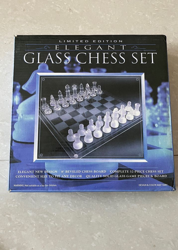 Glass Chess Set