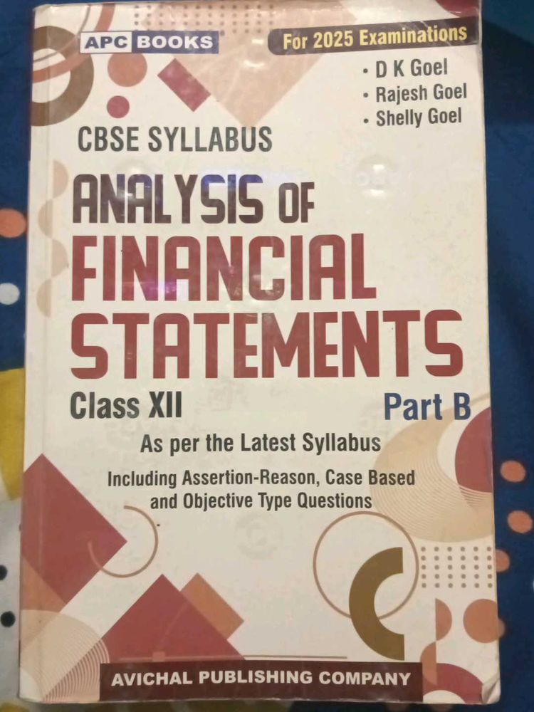 Analysis of Financial Statements Class XII
