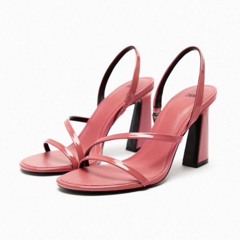 Limited Edition Zara Faux Leather Heels