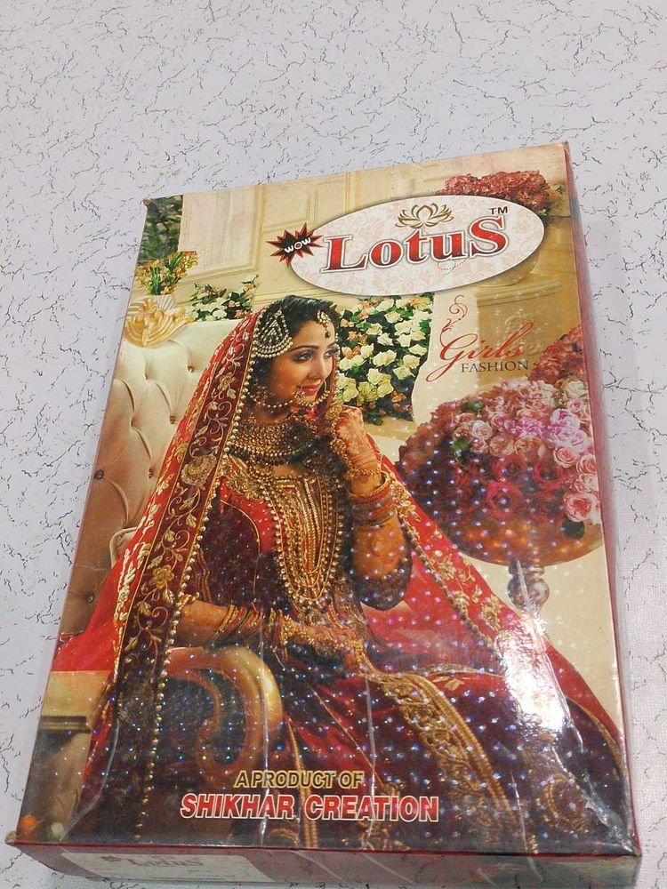 Lotus Bridal Lehenga in different colours