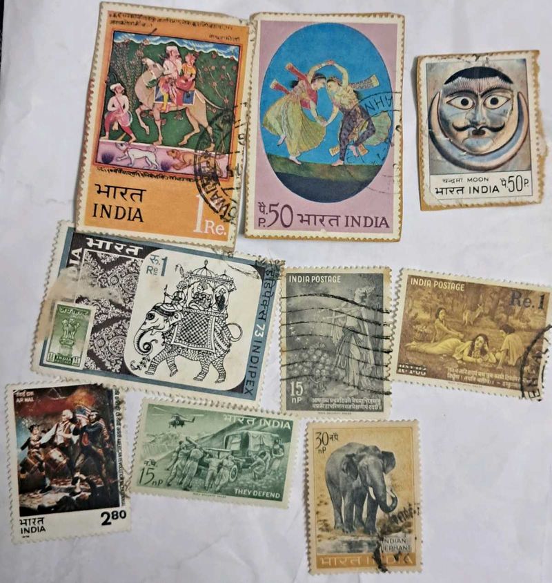 Indian Vintage Stamps (Circulated)