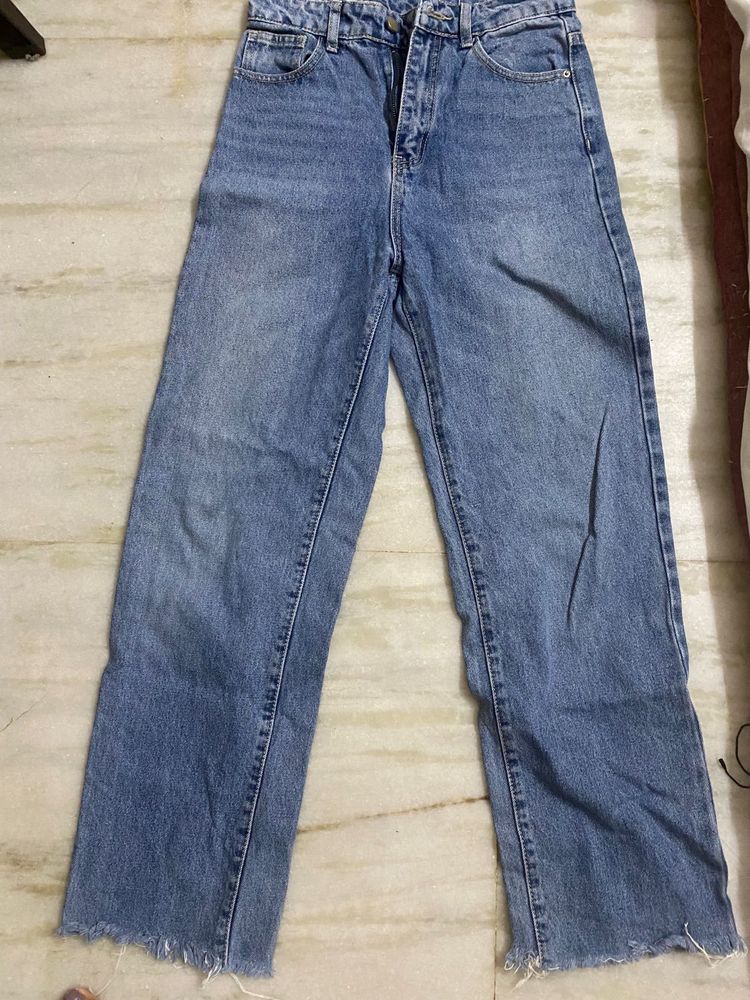 Straight Legged Jeans