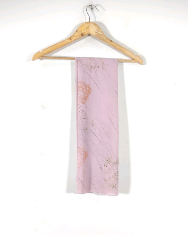 Mauve Printed Scarf (Women)