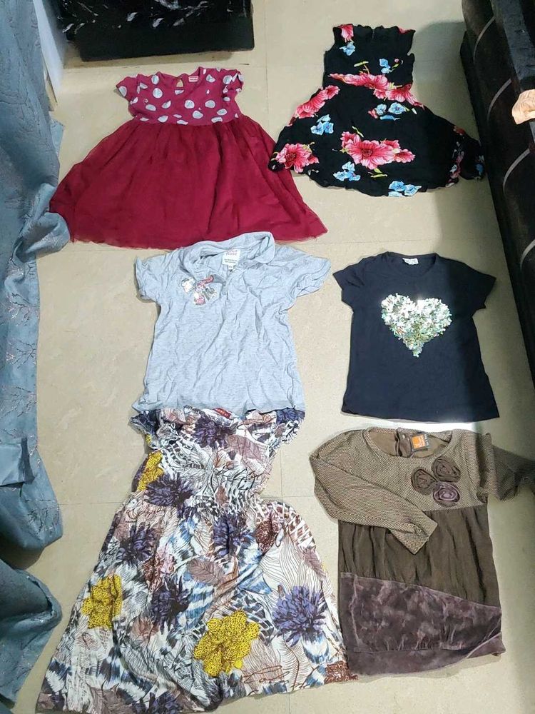 Mixed Girls&#39; Clothing Bundle - Dresses &amp; Tops
