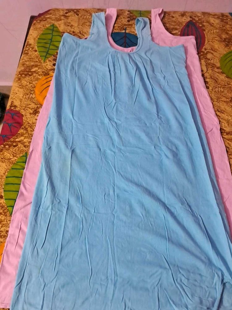 Comfy Nightgowns - Blue &amp; Pink