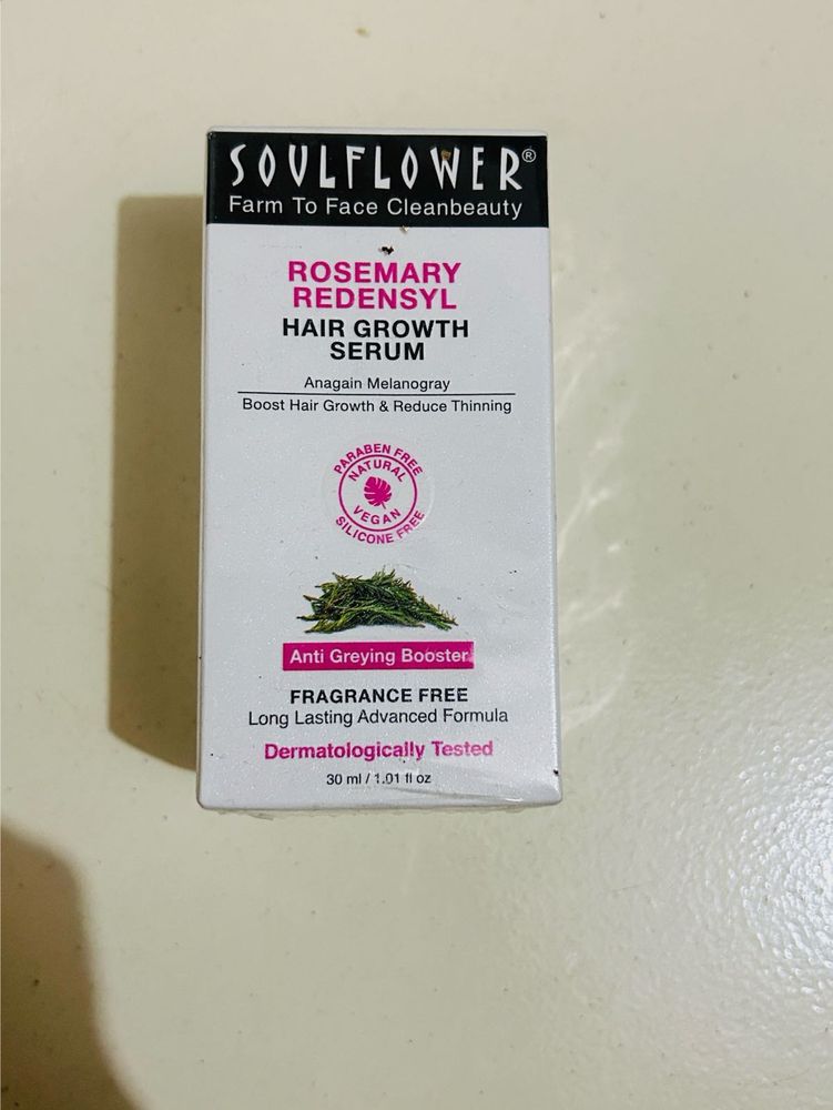 soulflower hair growth serum(rosemary)