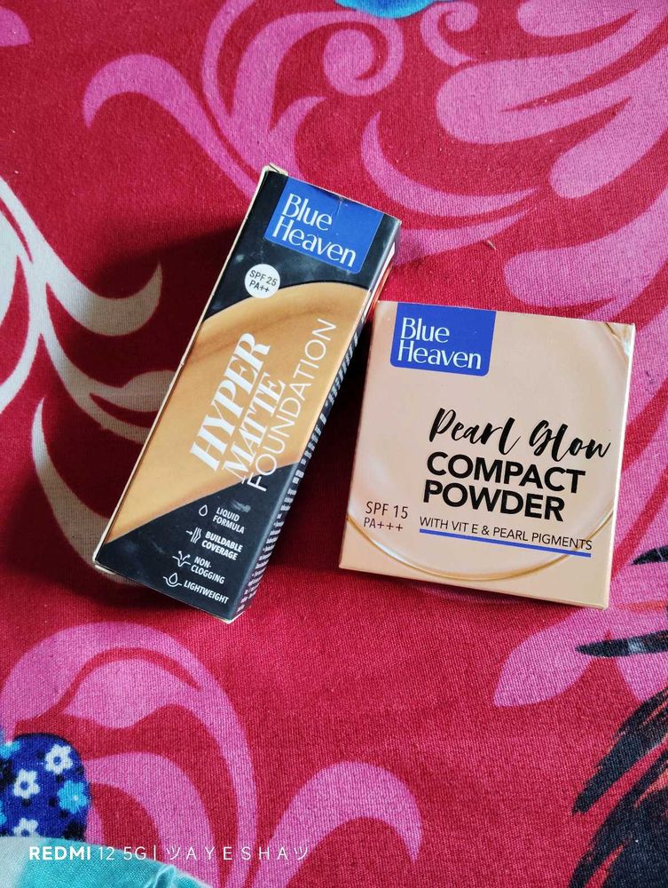 Blue Heaven Foundation &amp; Compact Powder