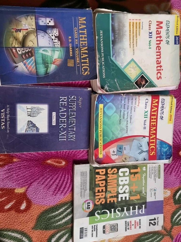 12th Books Matha +english +sample Paper