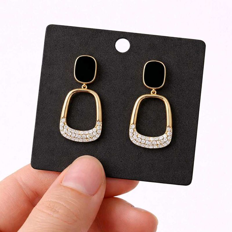 Elegant Geometric Drop Earrings