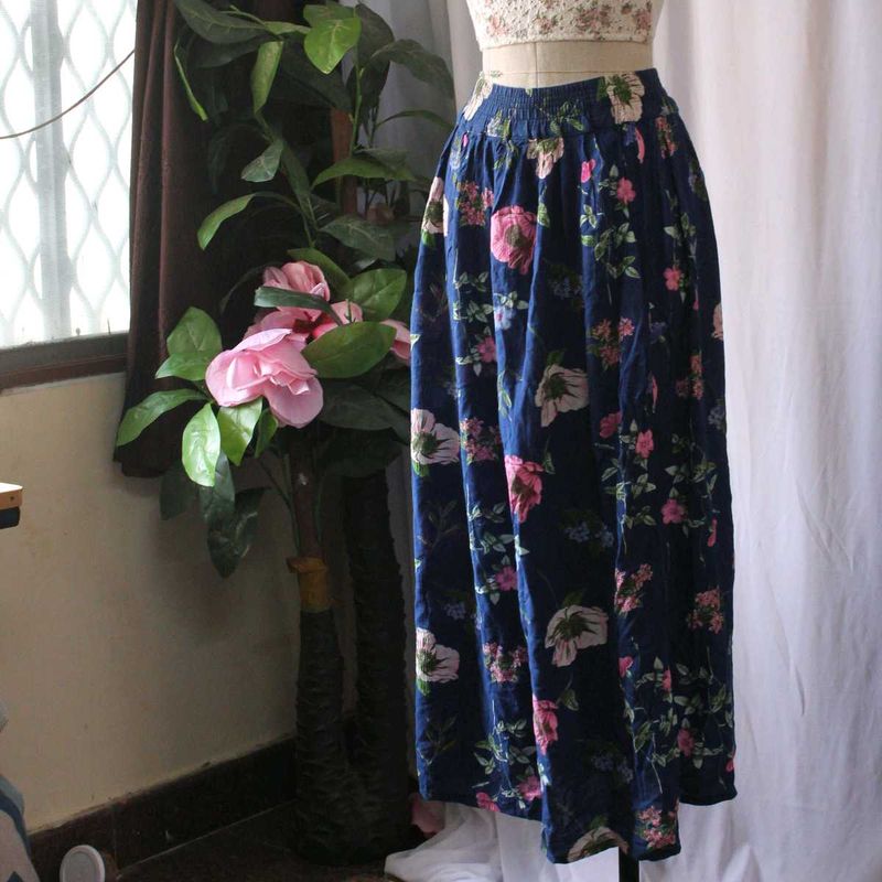 Floral Print Skirt