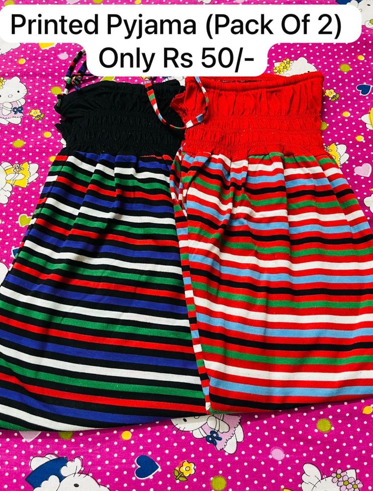 Girls&#39; Pyjama Set (Pack of 2)