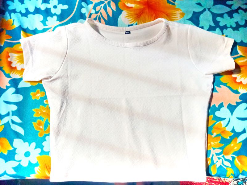 White Crop Top