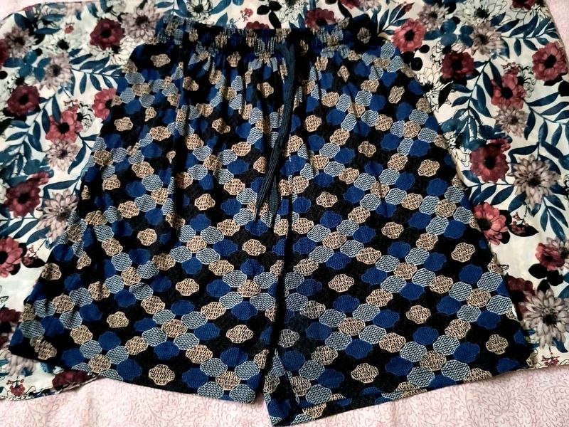 TWO KNEE LENGTH SHORTS