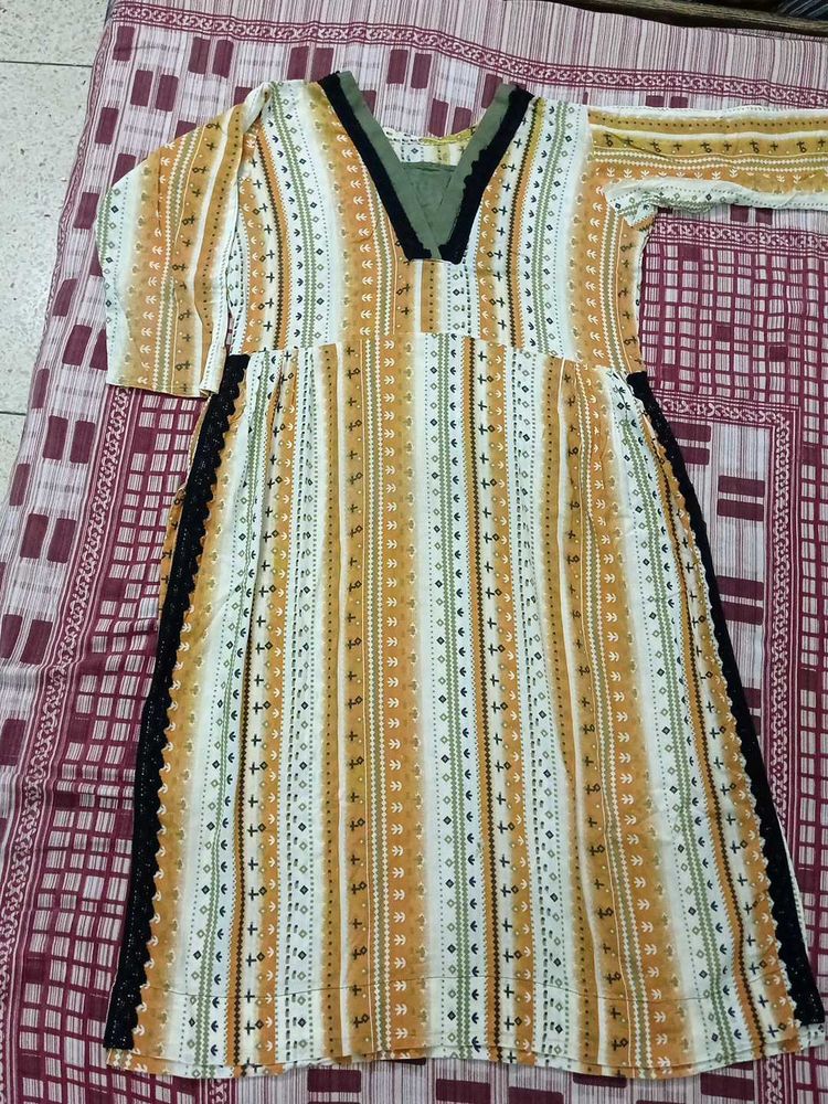 Striped Ethnic Kurta
