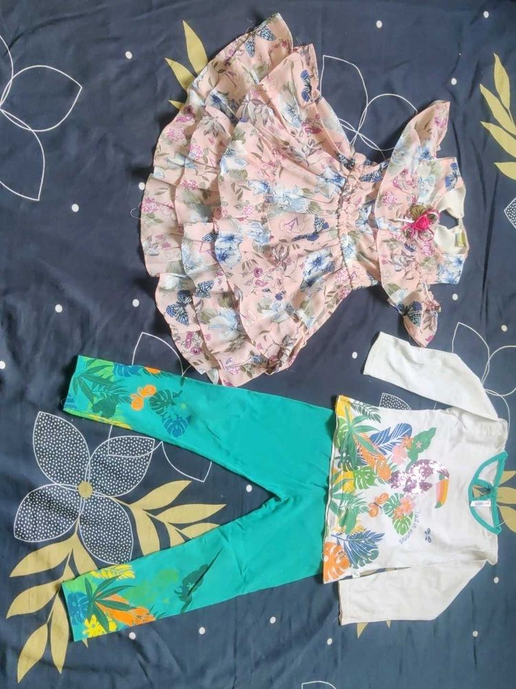 2 to 4 years Cute Girls Clothing combo Set