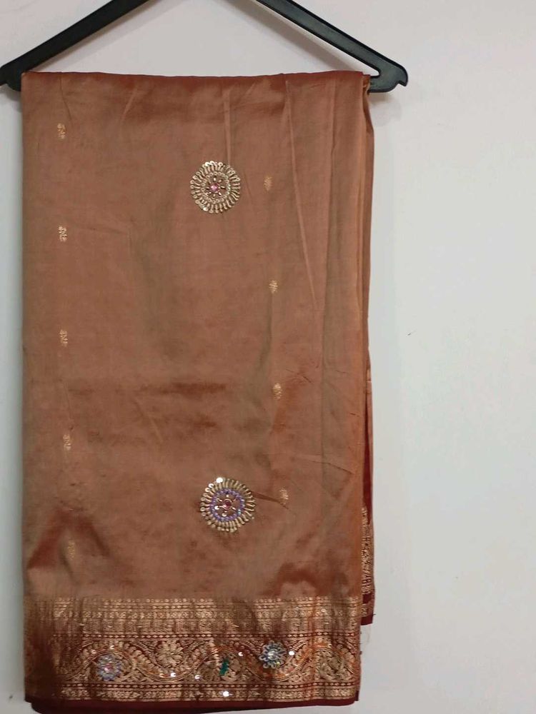 Pattu saree with minor flaws