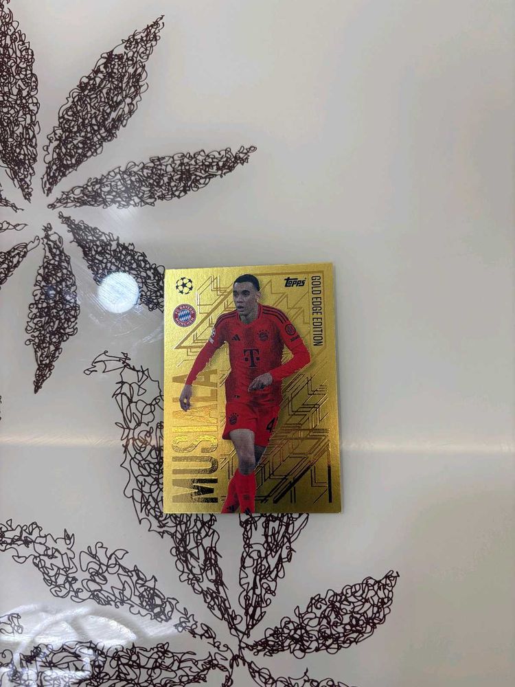 Jamal Musiala Gold Edge Edition match attax Topps