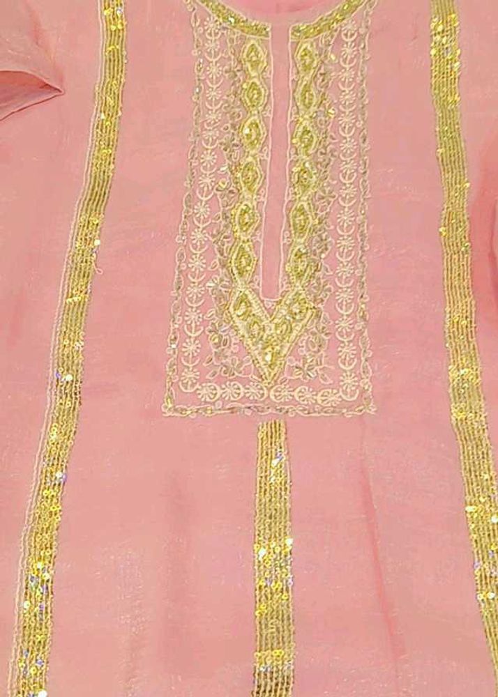 Pakistani Karachi Suit Kurta Pent Duppata Set
