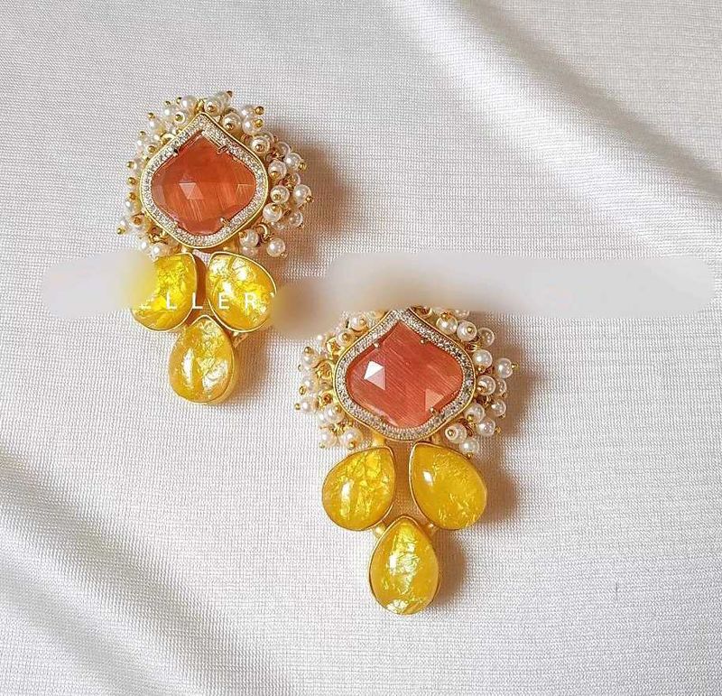 New Luxe Precious Stone Earrings